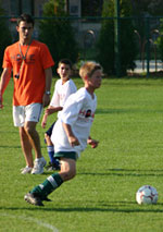 coaching soccer